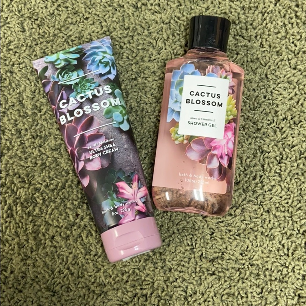 Cactus blossom shower gel and lotion :)
